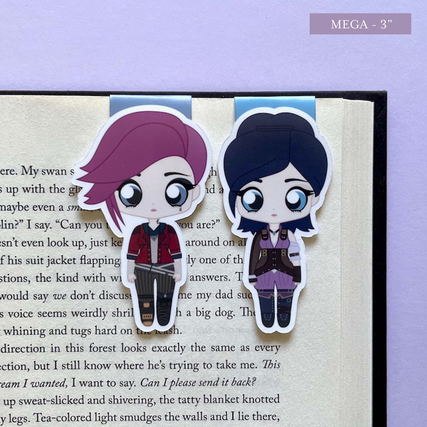 Caitlyn Kiramman & Vi "CaitVi" Magnetic Bookmark Set