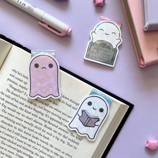 Little Ghosts "Bedlam" Magnetic Bookmark Trio