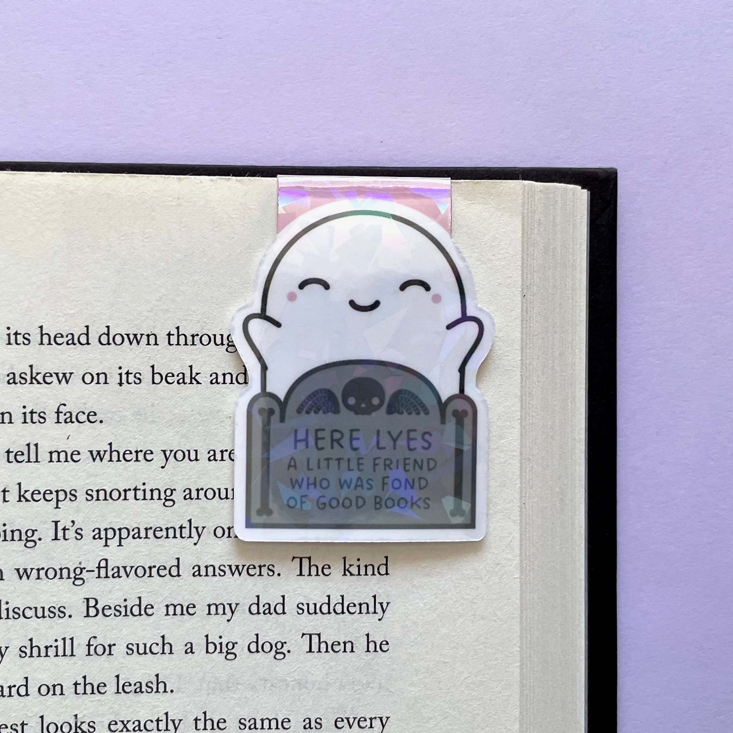 Little Ghosts "Here Lyes" Magnetic Bookmark
