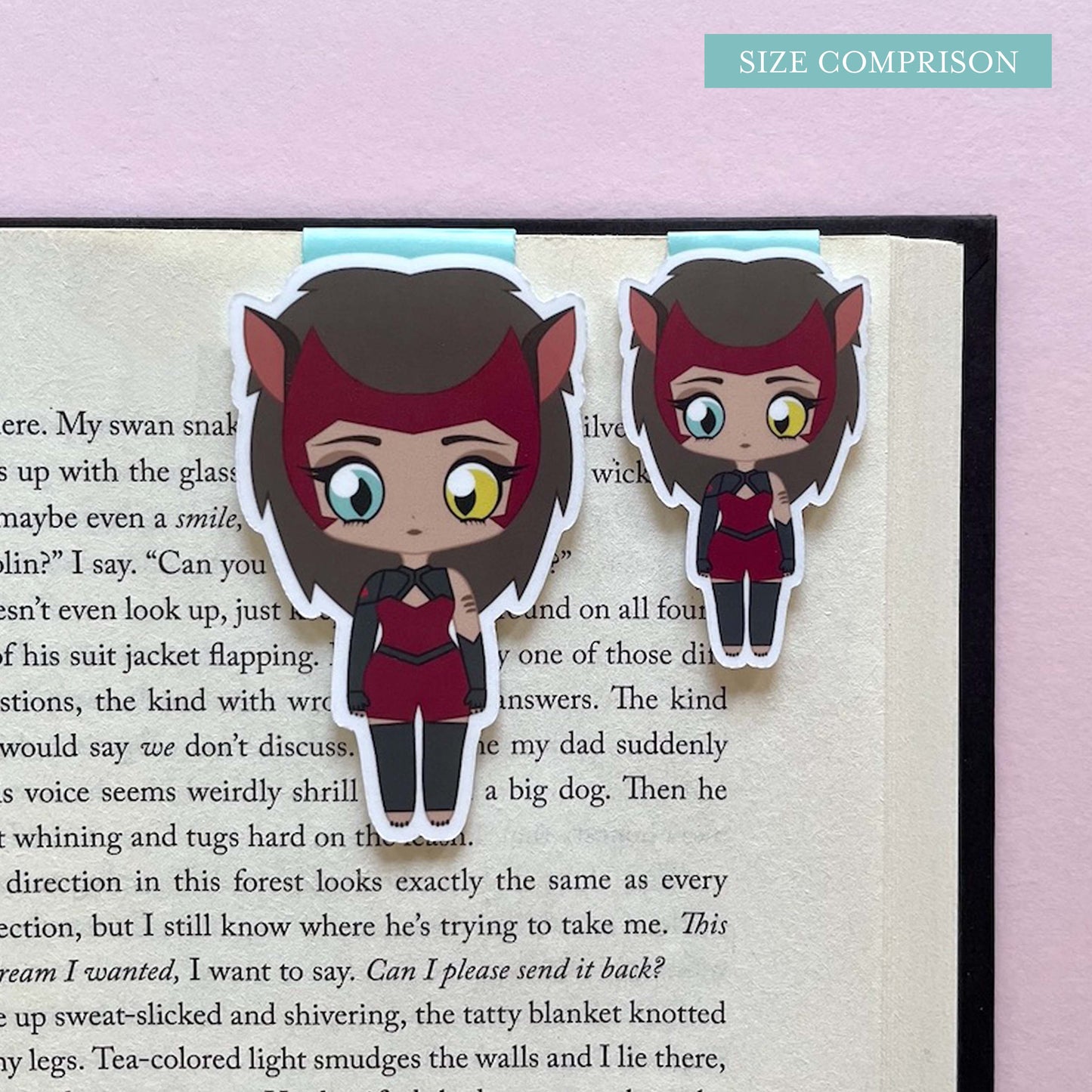 She-Ra and Catra "Catradora" Magnetic Bookmarks