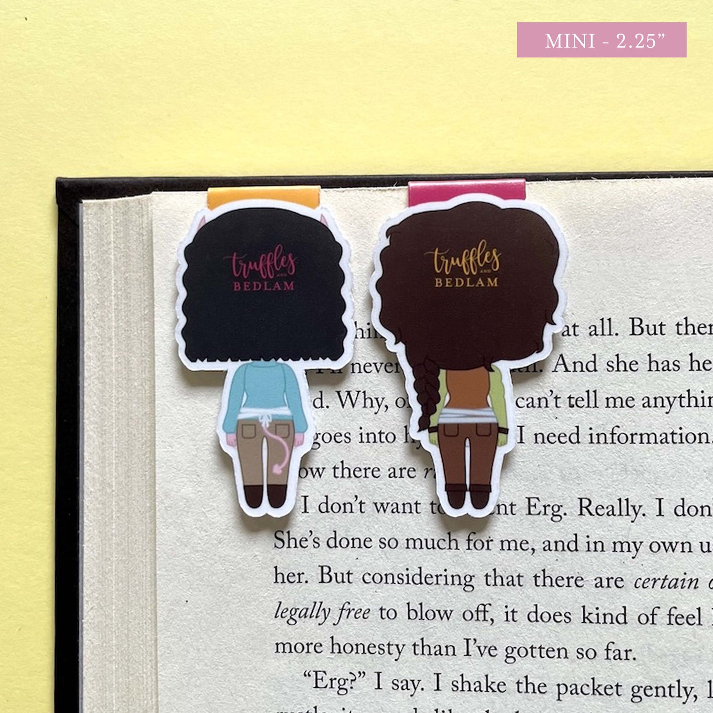 Viv and Tandri Magnetic Bookmark Set inspired by Legends & Lattes