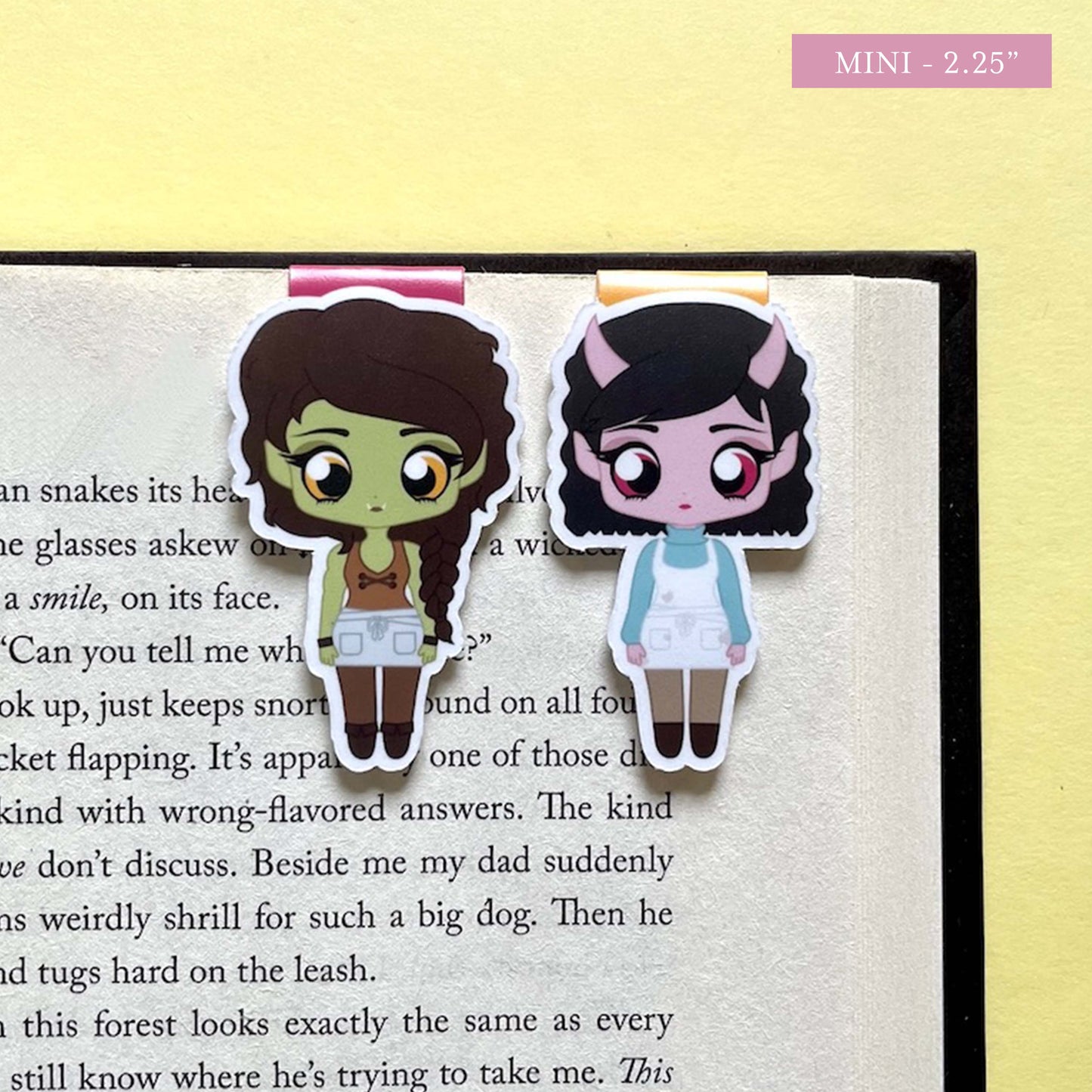 Viv and Tandri Magnetic Bookmark Set inspired by Legends & Lattes