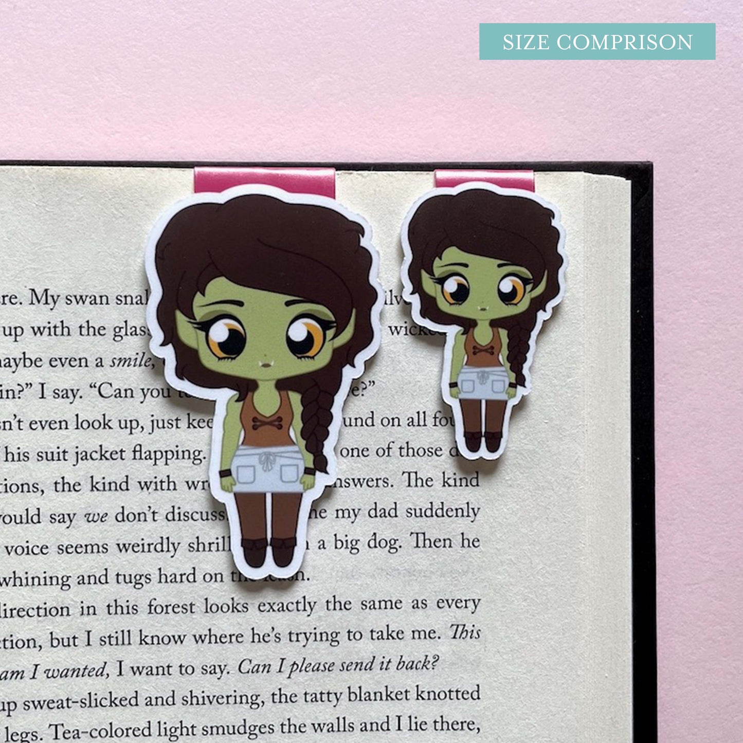 Viv and Tandri Magnetic Bookmark Set inspired by Legends & Lattes