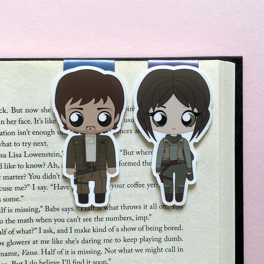 Jyn Erso & Cassian Andor "Rebelcaptain" Magnetic Bookmark Set