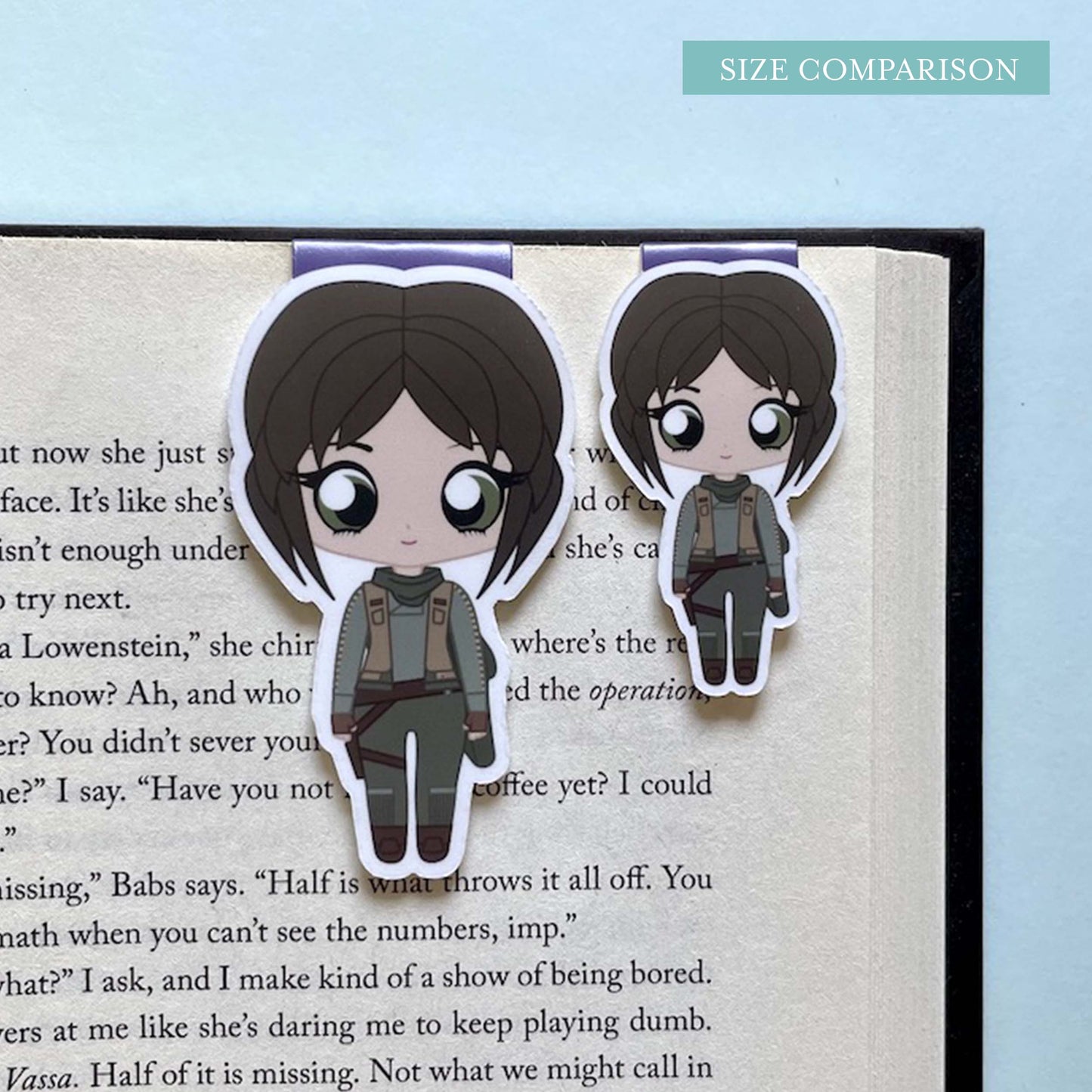 Jyn Erso & Cassian Andor "Rebelcaptain" Magnetic Bookmark Set