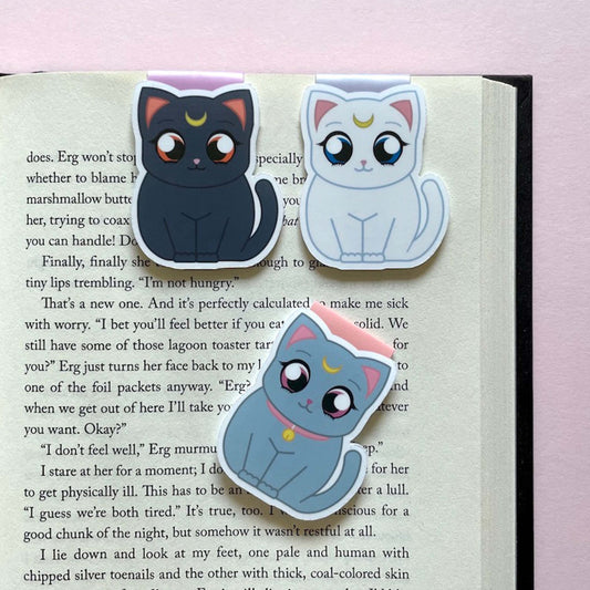 Luna, Diana, and Artemis Chonky Magnetic Bookmark Trio