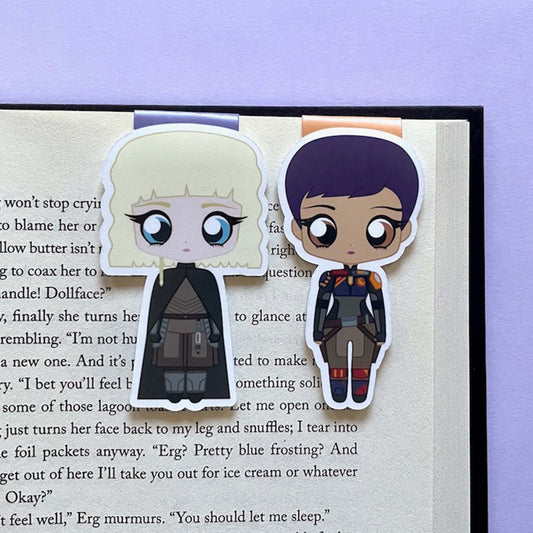 Shin Hati and Sabine Wren "Wolfren" Magnetic Bookmark Set