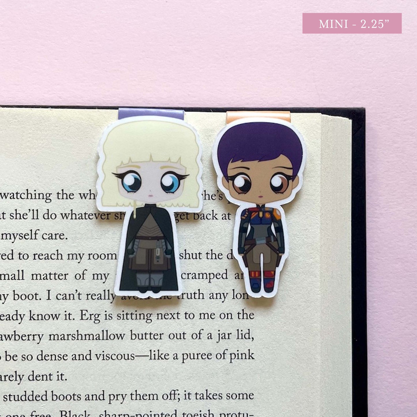 Shin Hati and Sabine Wren "Wolfren" Magnetic Bookmark Set