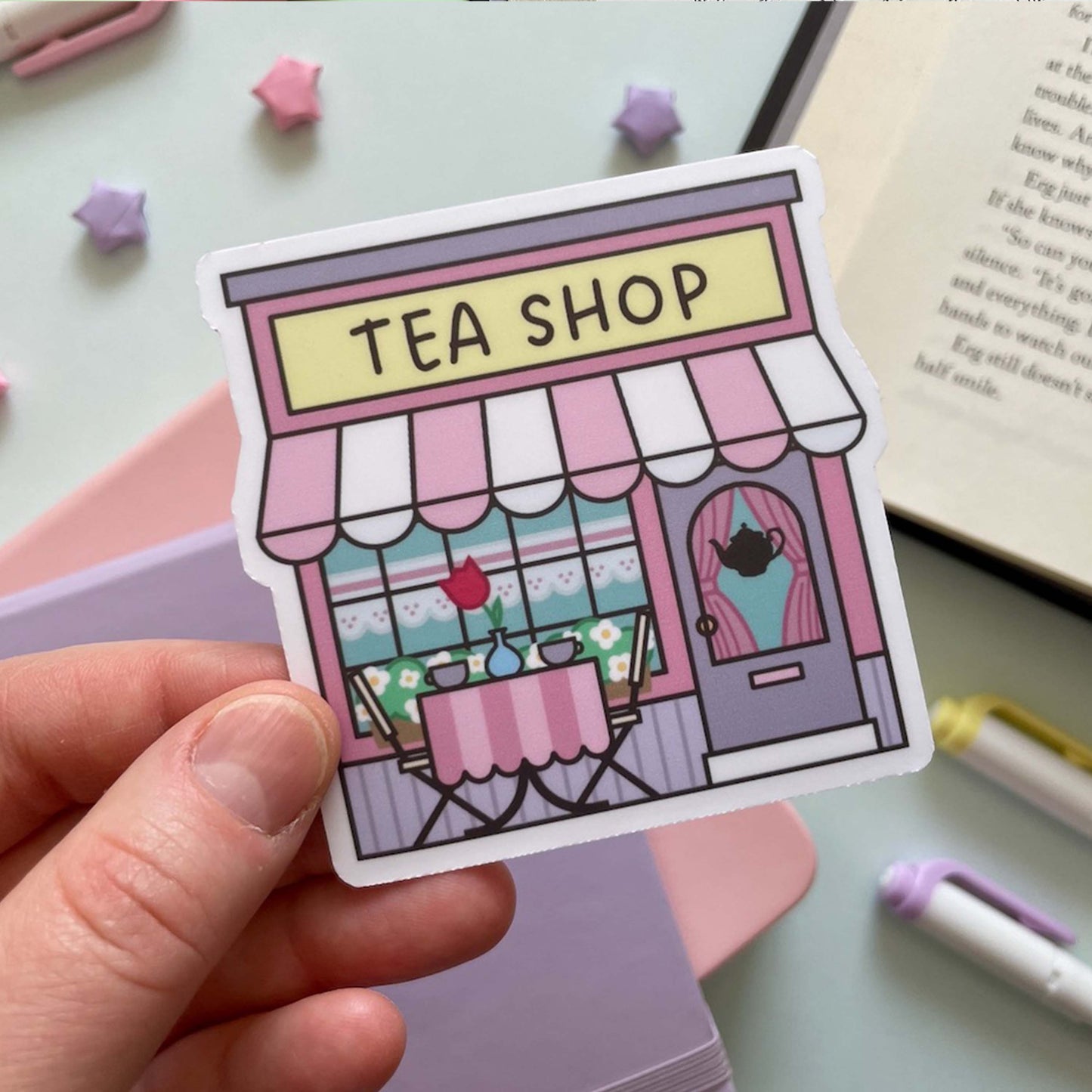 Little Shops Vol. I - Tea Shop 3" Vinyl Sticker