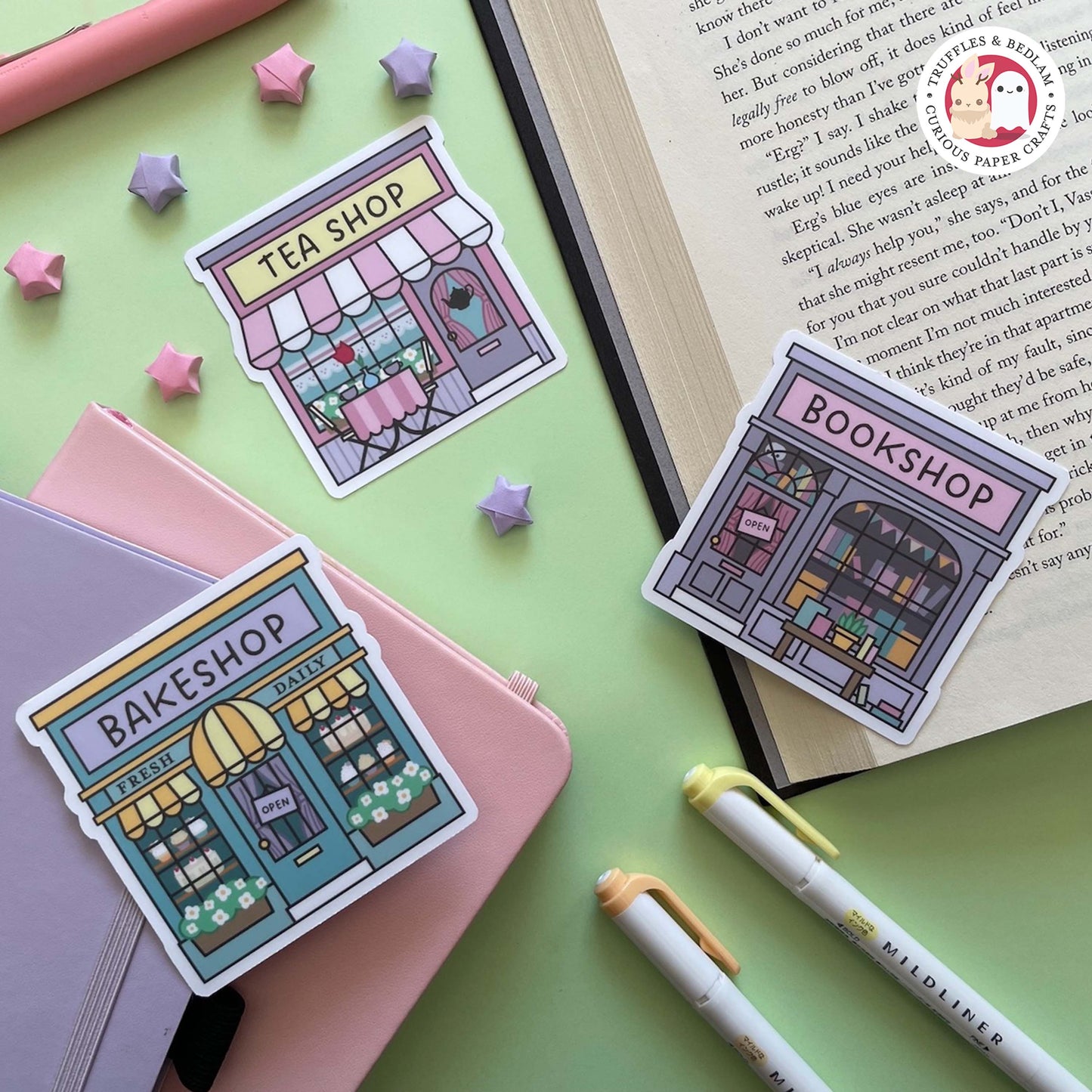 Little Shops Vol. I Vinyl Stickers - Set of Three