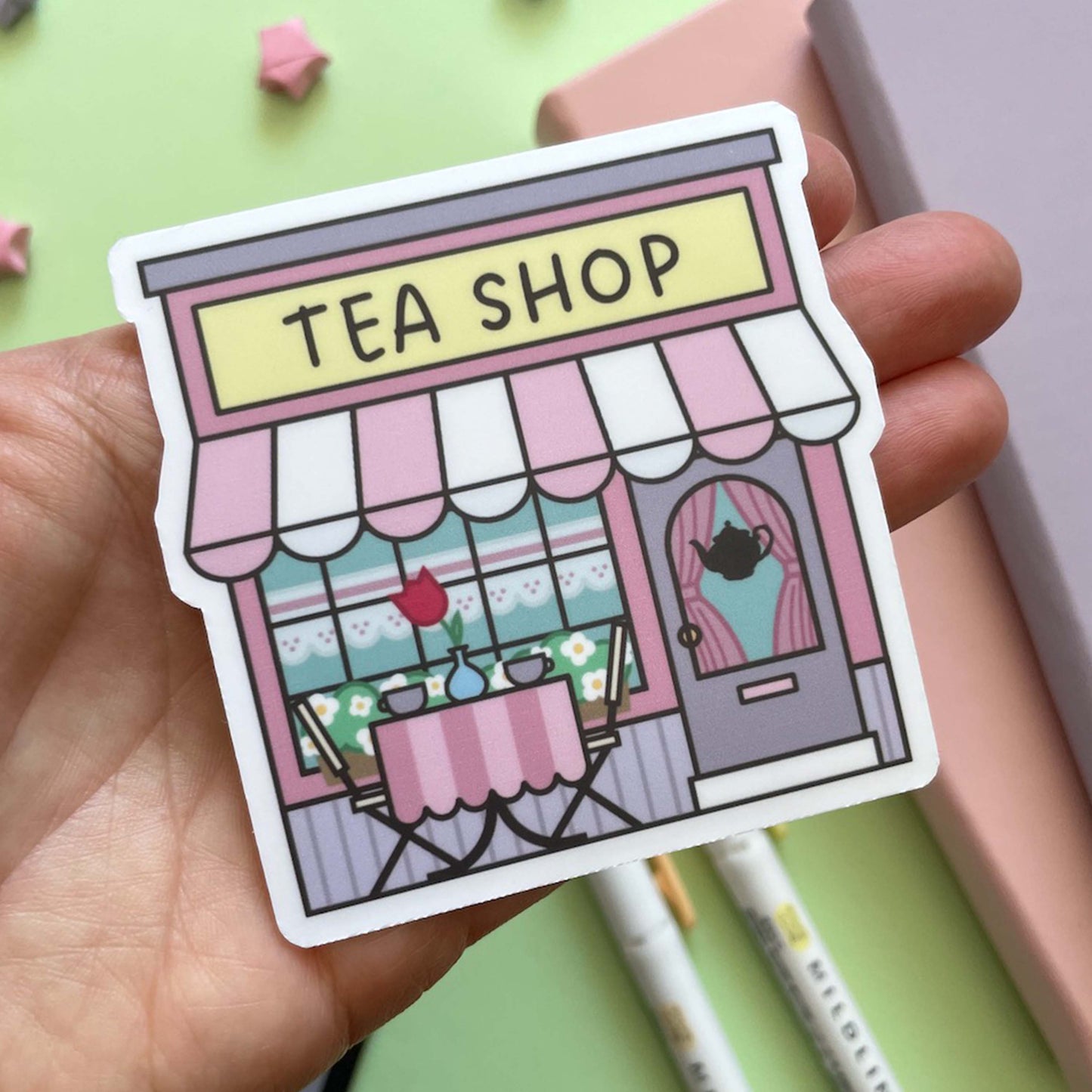 Little Shops Vol. I - Tea Shop 3" Vinyl Sticker