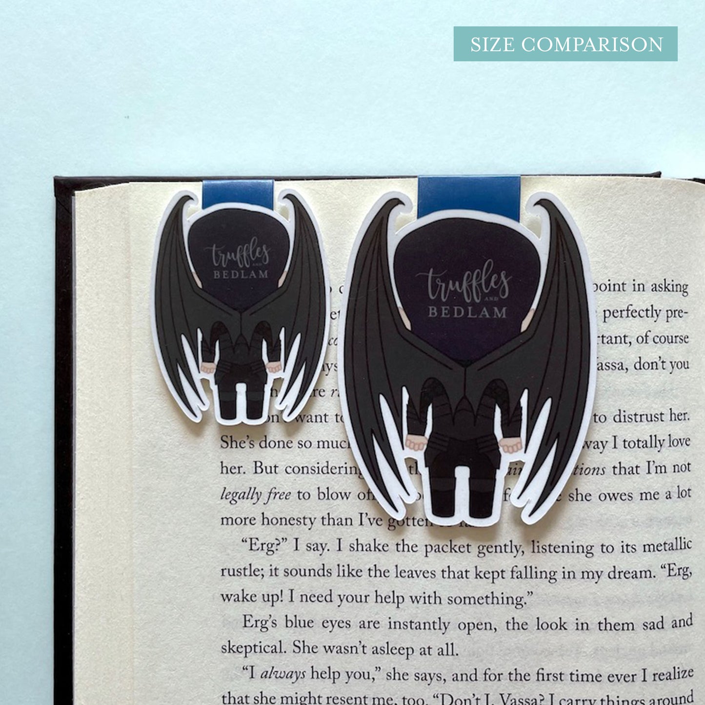 Bat Boys Azriel Magnetisches Lesezeichen, inspiriert von ACOTAR