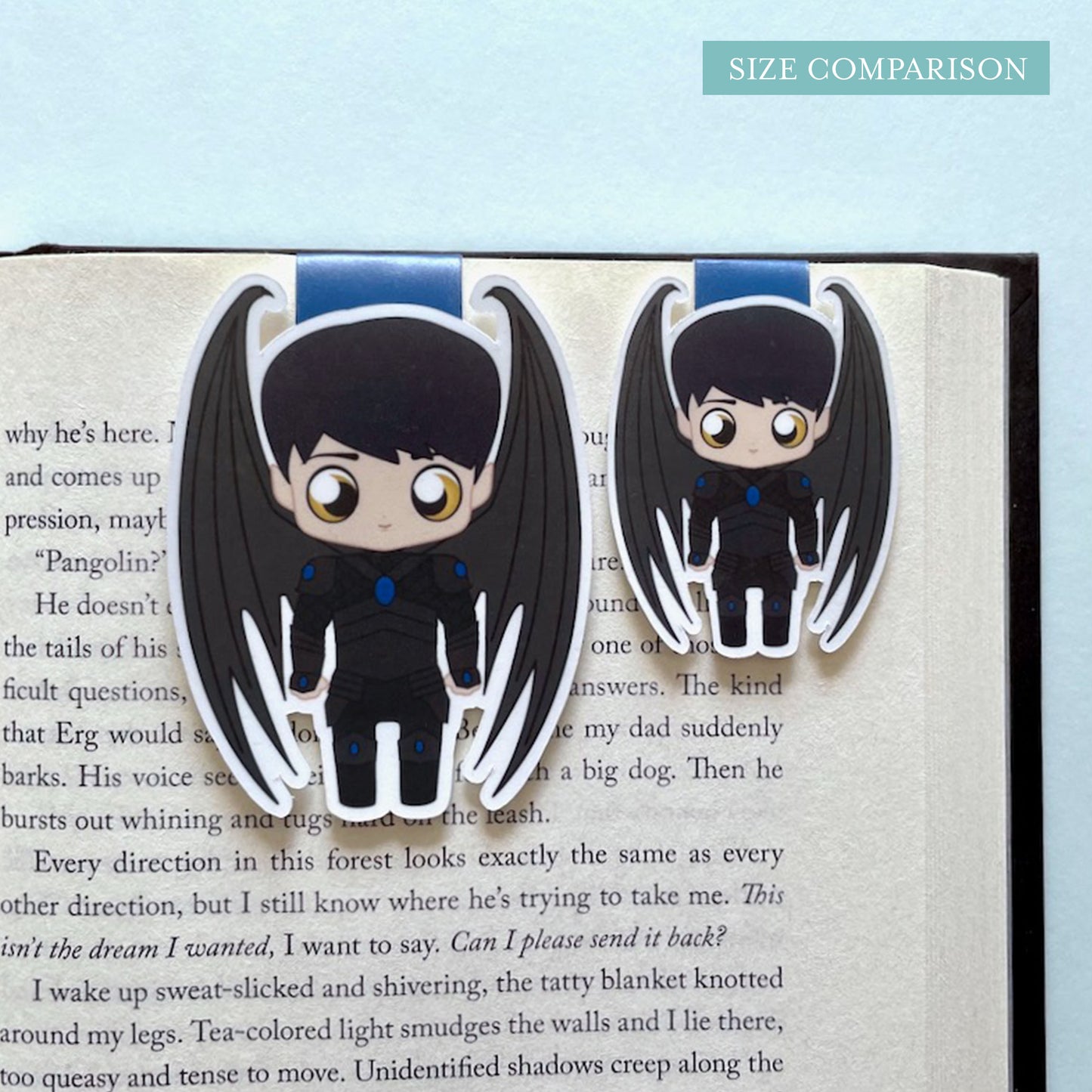 Bat Boys Azriel Magnetic Bookmark, inspired by ACOTAR