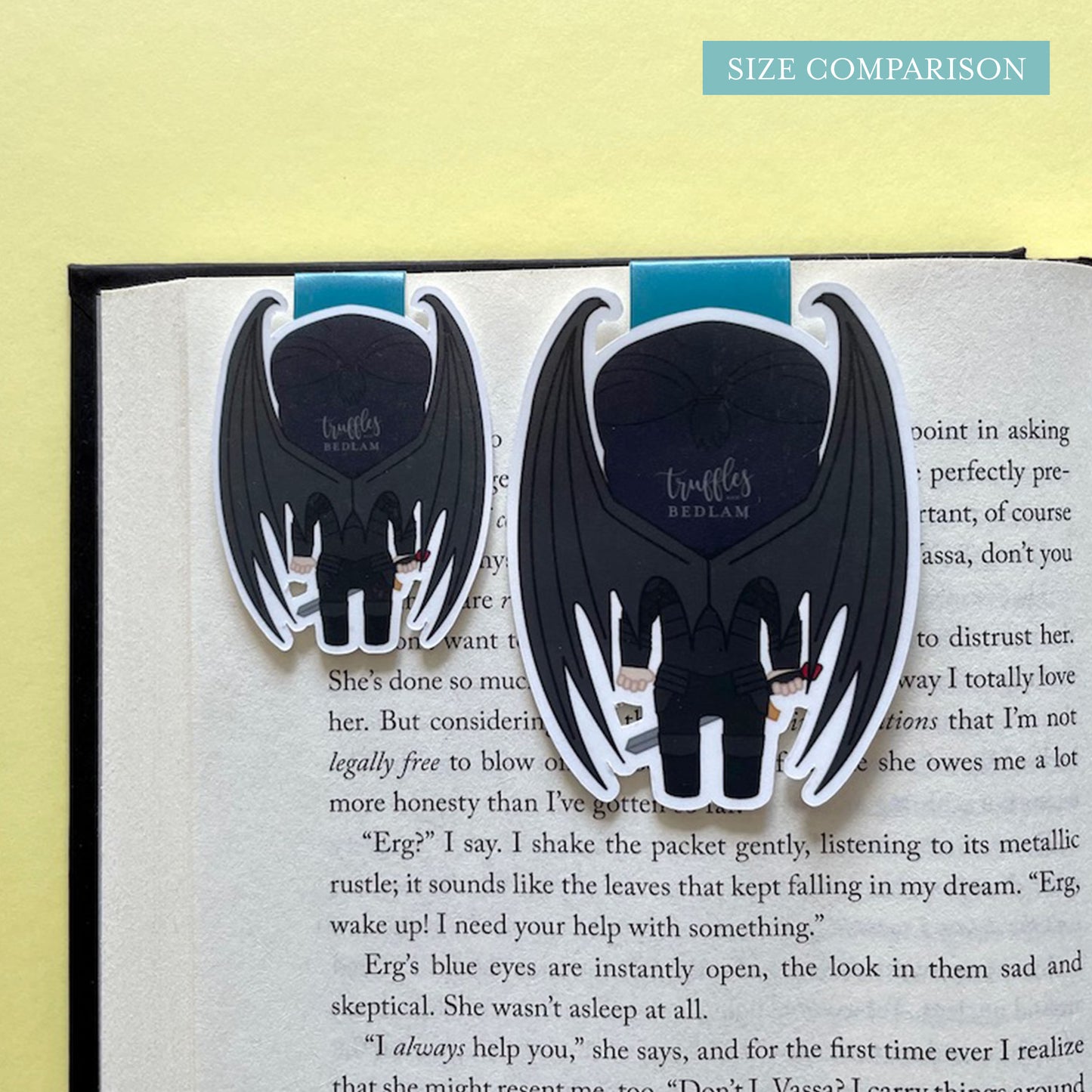 Bat Boys Cassian Magnetic Bookmark, inspired by ACOTAR
