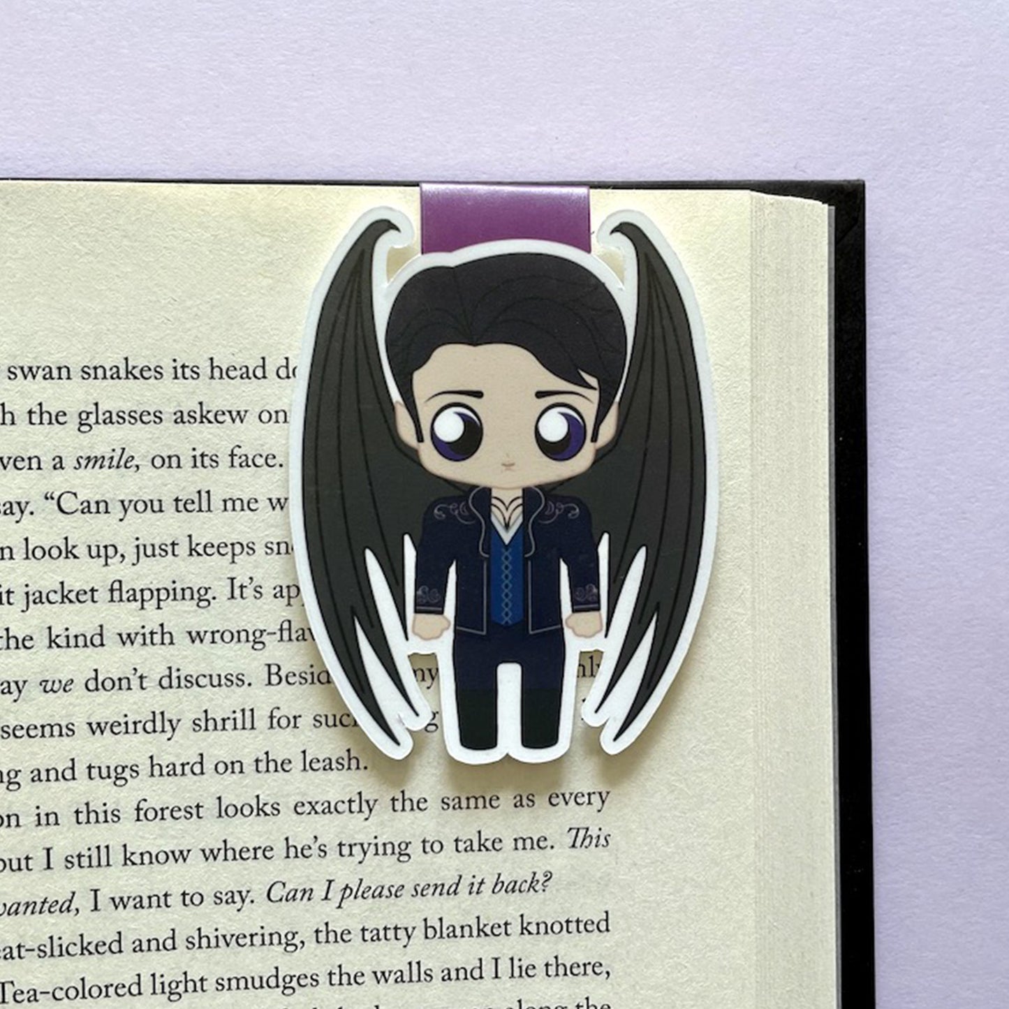 Bat Boys Rhysand Magnetic Bookmark, inspired by ACOTAR