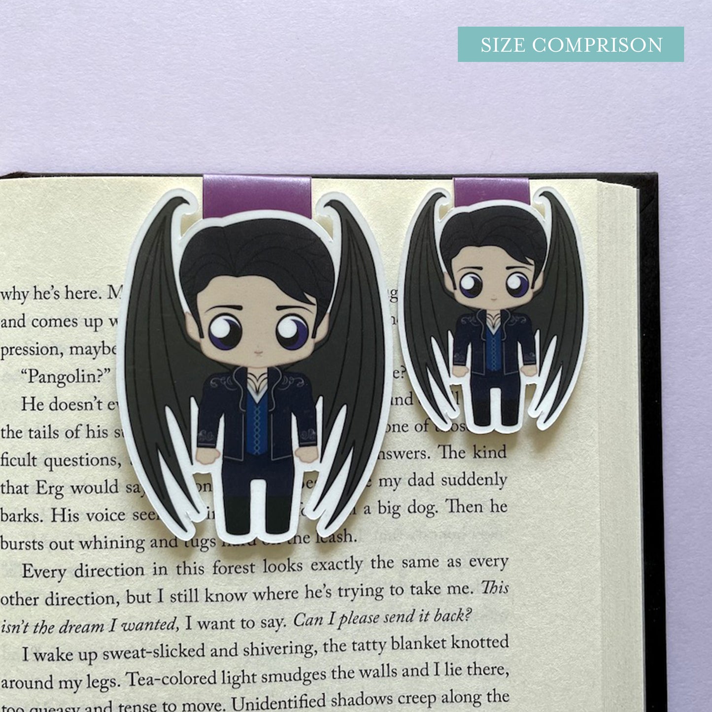 Bat Boys Magnetic Bookmark Trio: Rhysand, Cassian, and Azriel inspired by ACOTAR