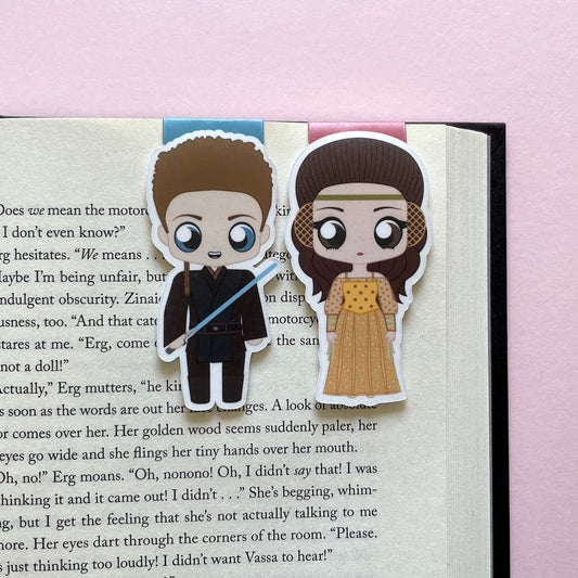Space Wizards "Padme & Anakin Picnic" Magnetic Bookmark Set