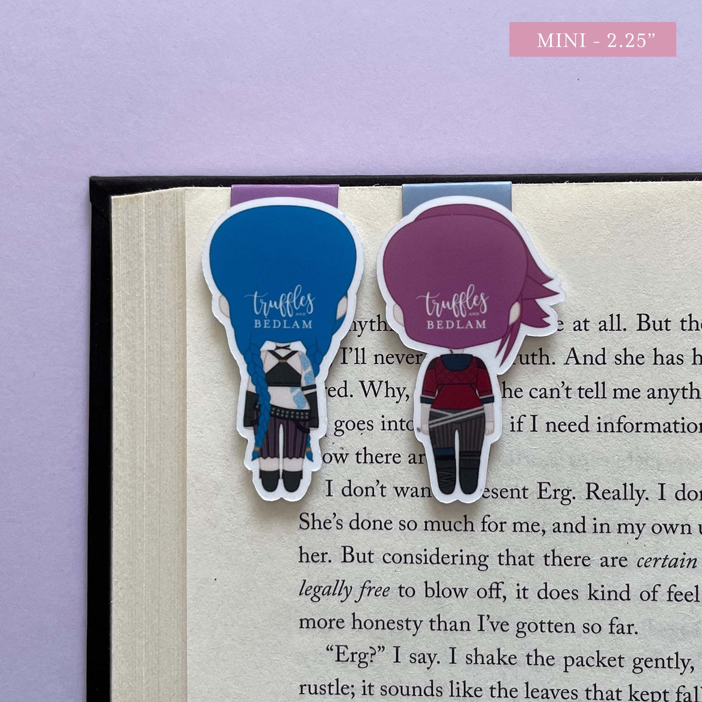Jinx & Vi Magnetic Bookmark Set