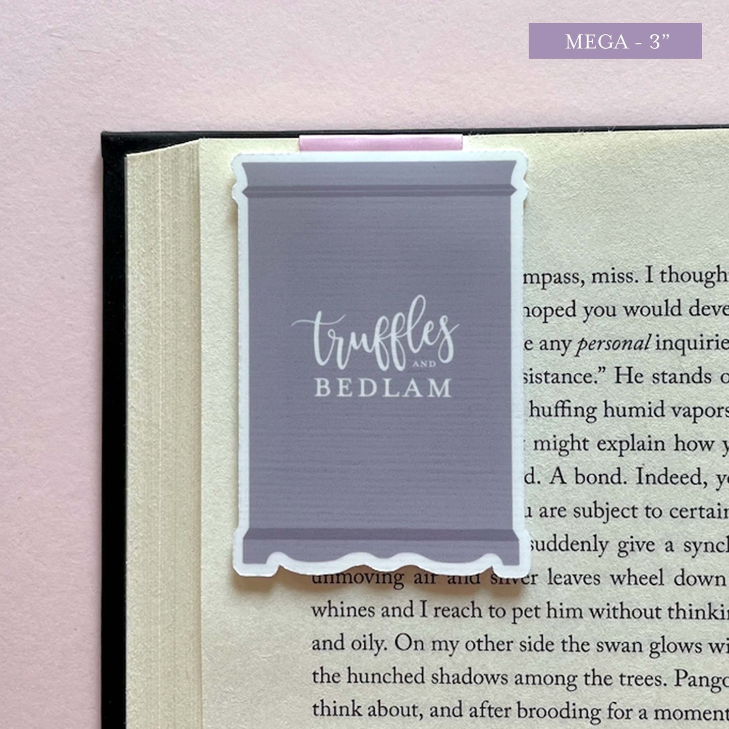Pastel Goth Shelfie Magnetic Bookmark