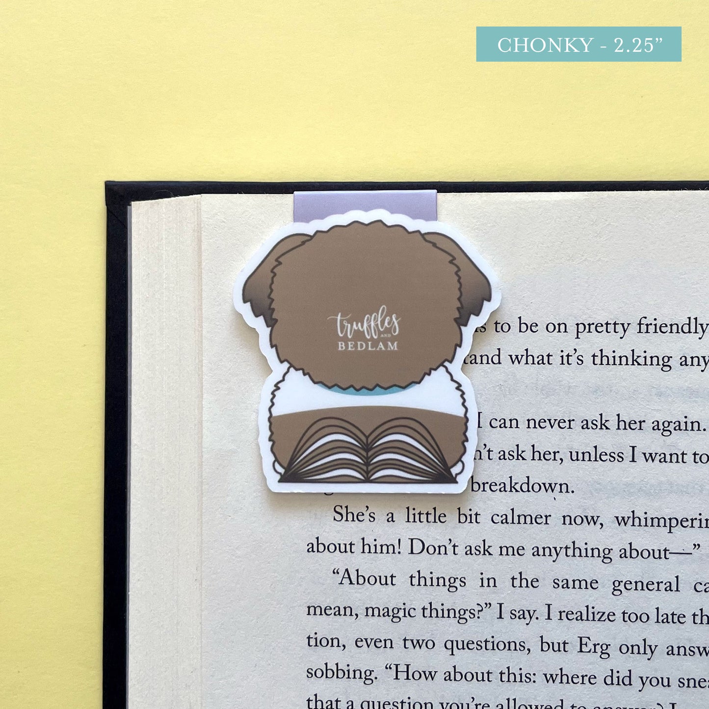 Mochi the Shih Tzu Puppy Chonky Series Magnetic Bookmark