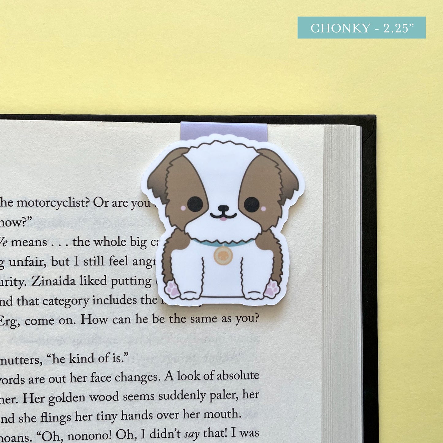 Mochi the Shih Tzu Puppy Chonky Series Magnetic Bookmark