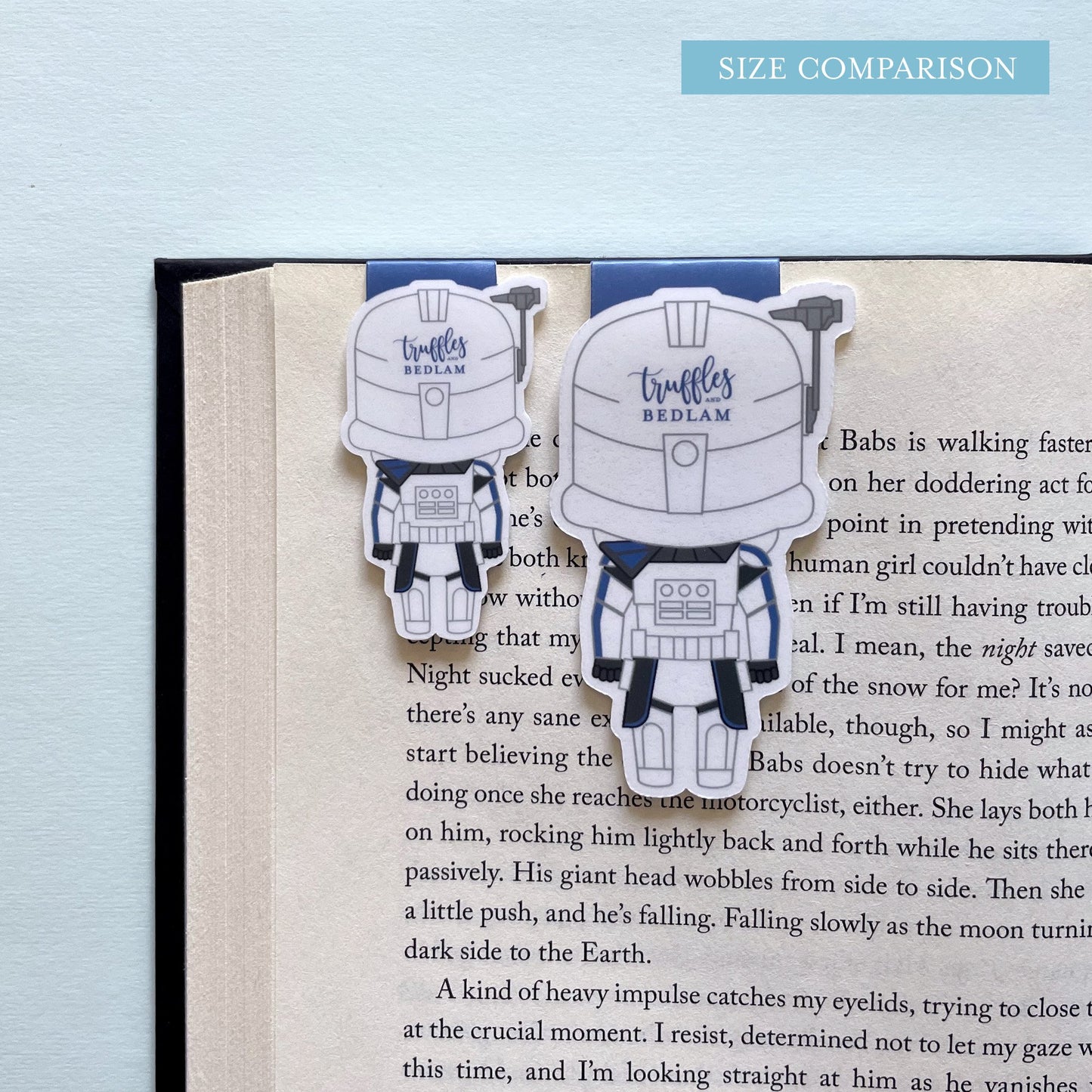 Space Wizards "Clones" Cody, Wolffe, and Rex Magnetic Bookmark Trio