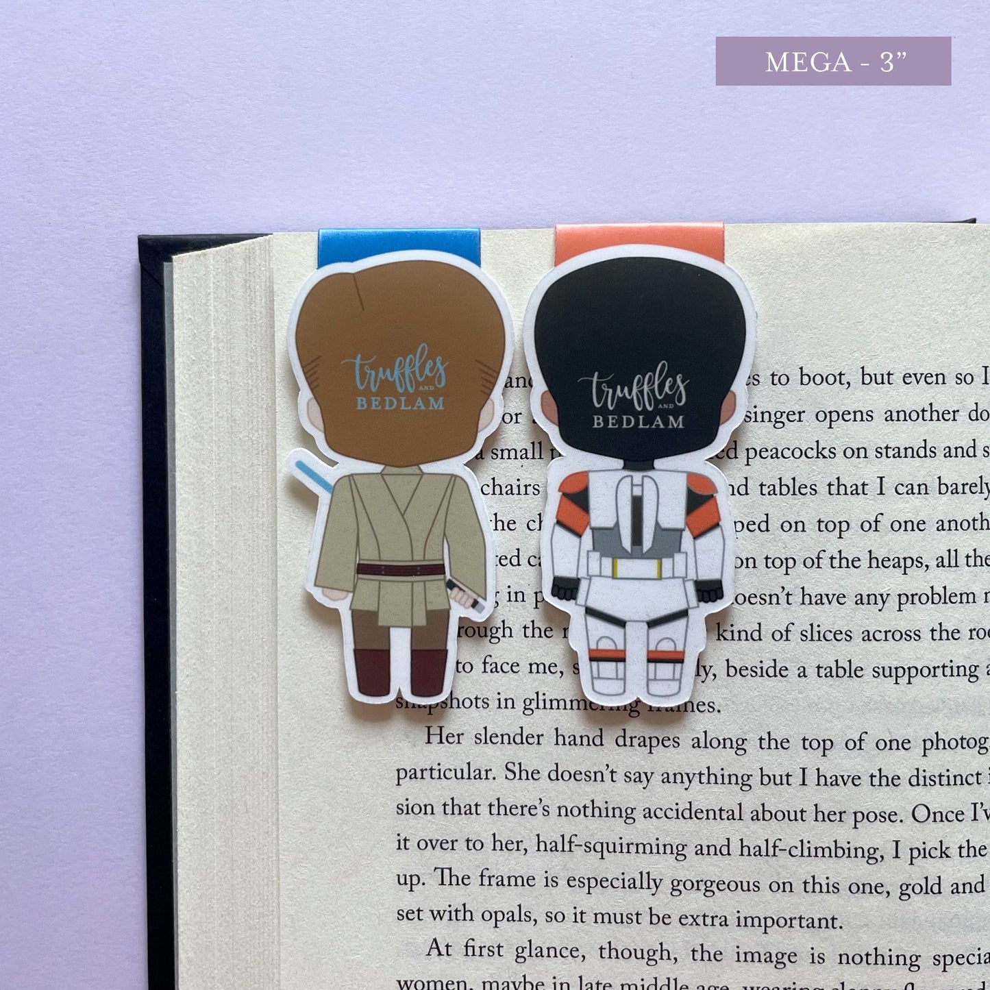 Space Wizards "Cody & Obi-Wan" Magnetic Bookmark Set