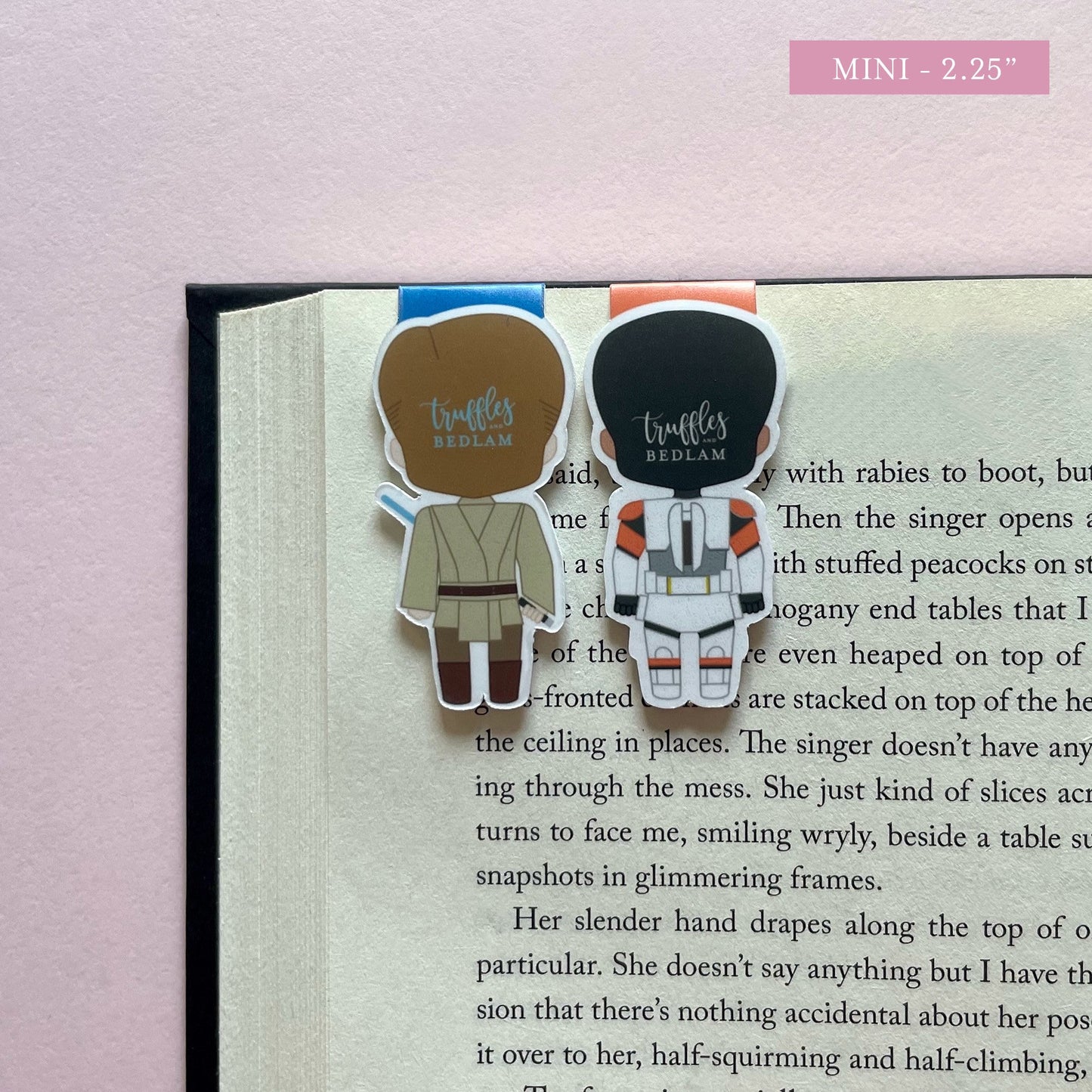 Space Wizards "Cody & Obi-Wan" Magnetic Bookmark Set