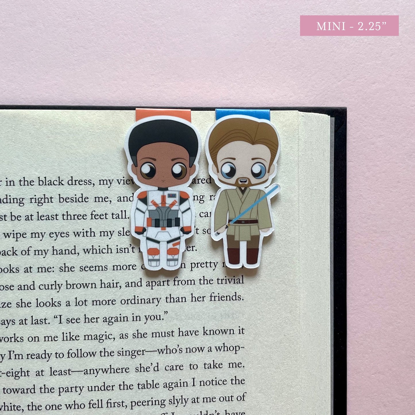 Space Wizards "Cody & Obi-Wan" Magnetic Bookmark Set