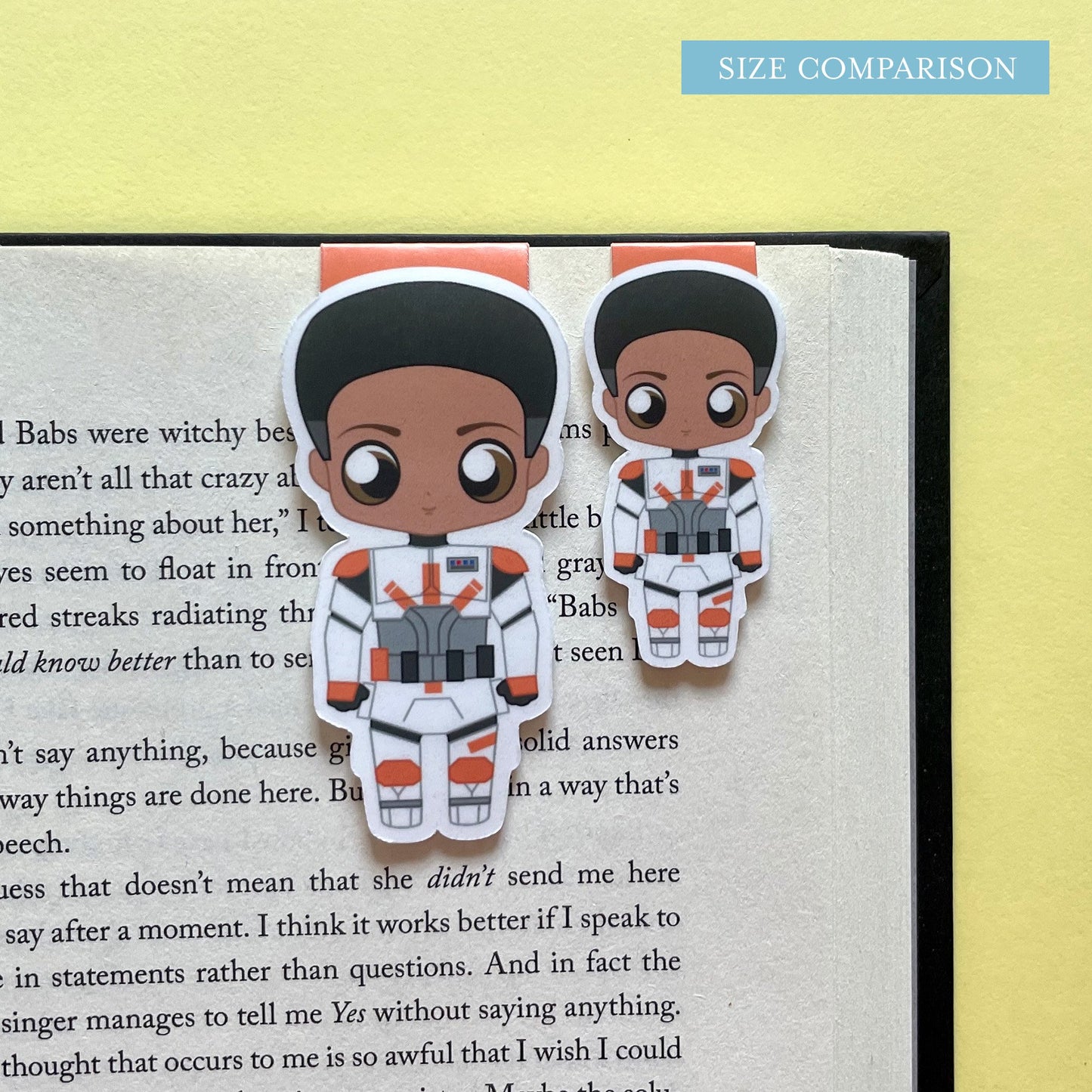 Space Wizards "Cody & Obi-Wan" Magnetic Bookmark Set
