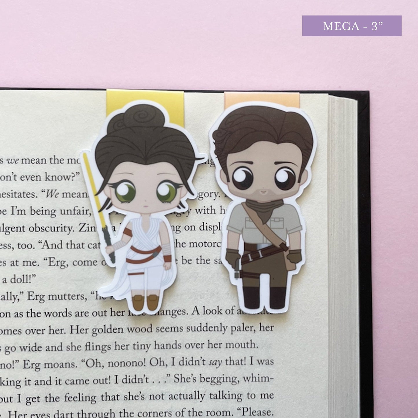 Space Wizards "Poe & Rey" Magnetic Bookmark Set