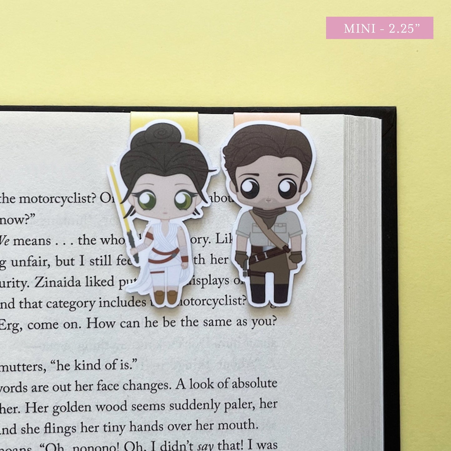 Space Wizards "Poe & Rey" Magnetic Bookmark Set