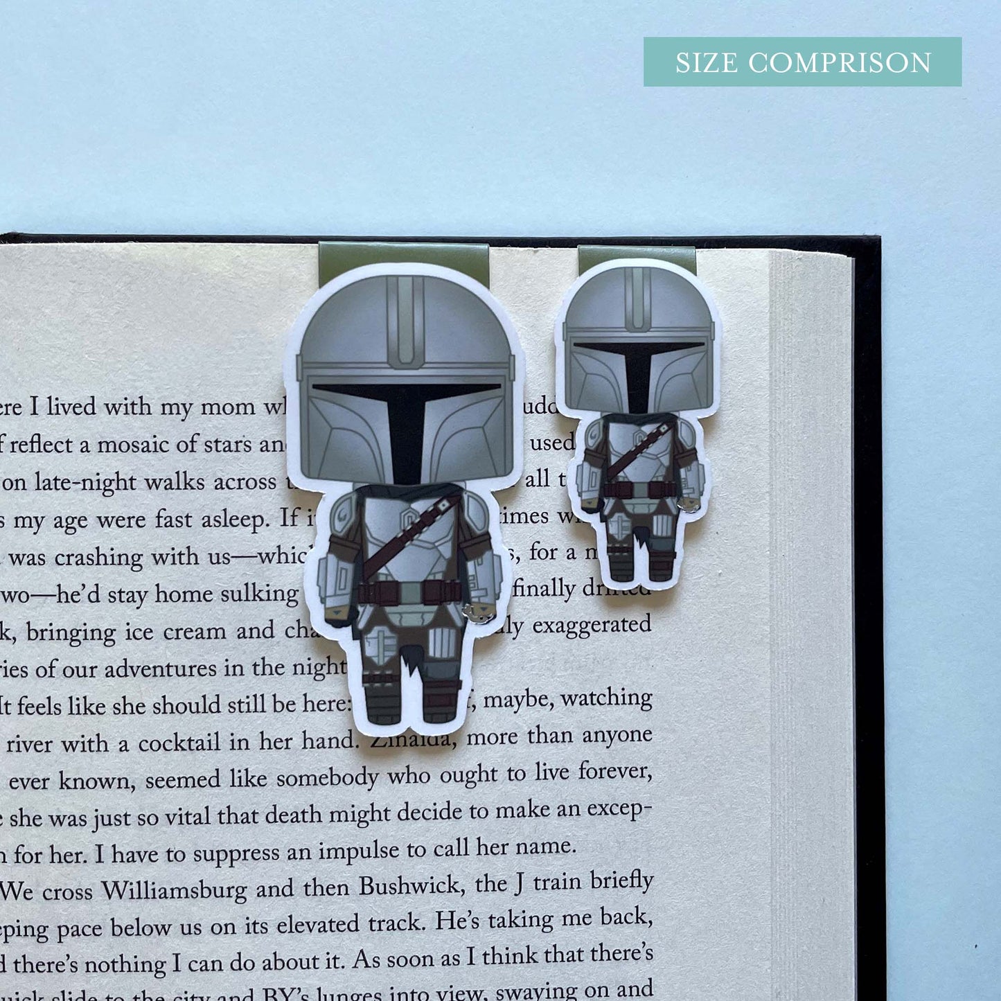 Din Djarin & Luke Skywalker "Dinluke" Magnetic Bookmark Set
