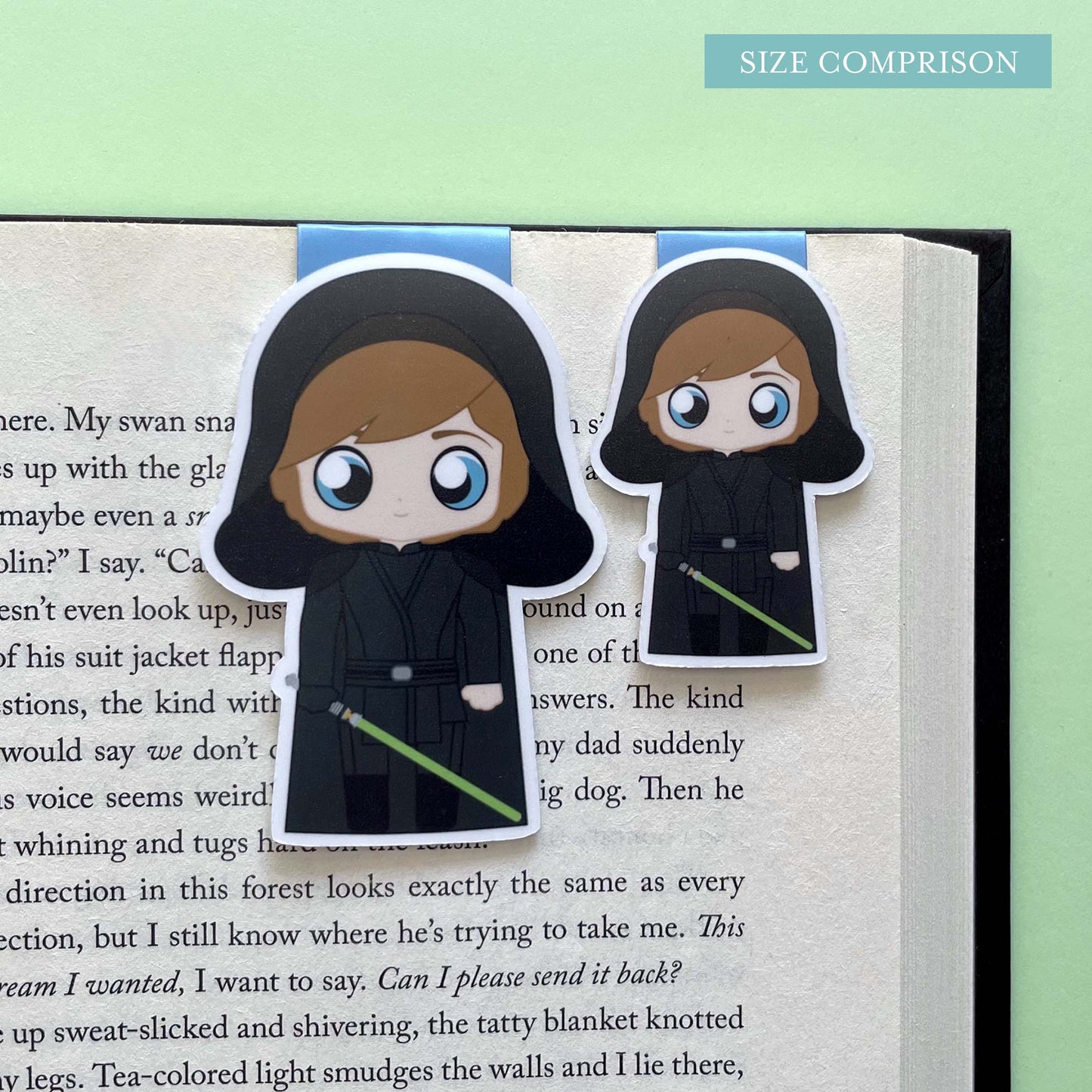 Din Djarin & Luke Skywalker "Dinluke" Magnetic Bookmark Set