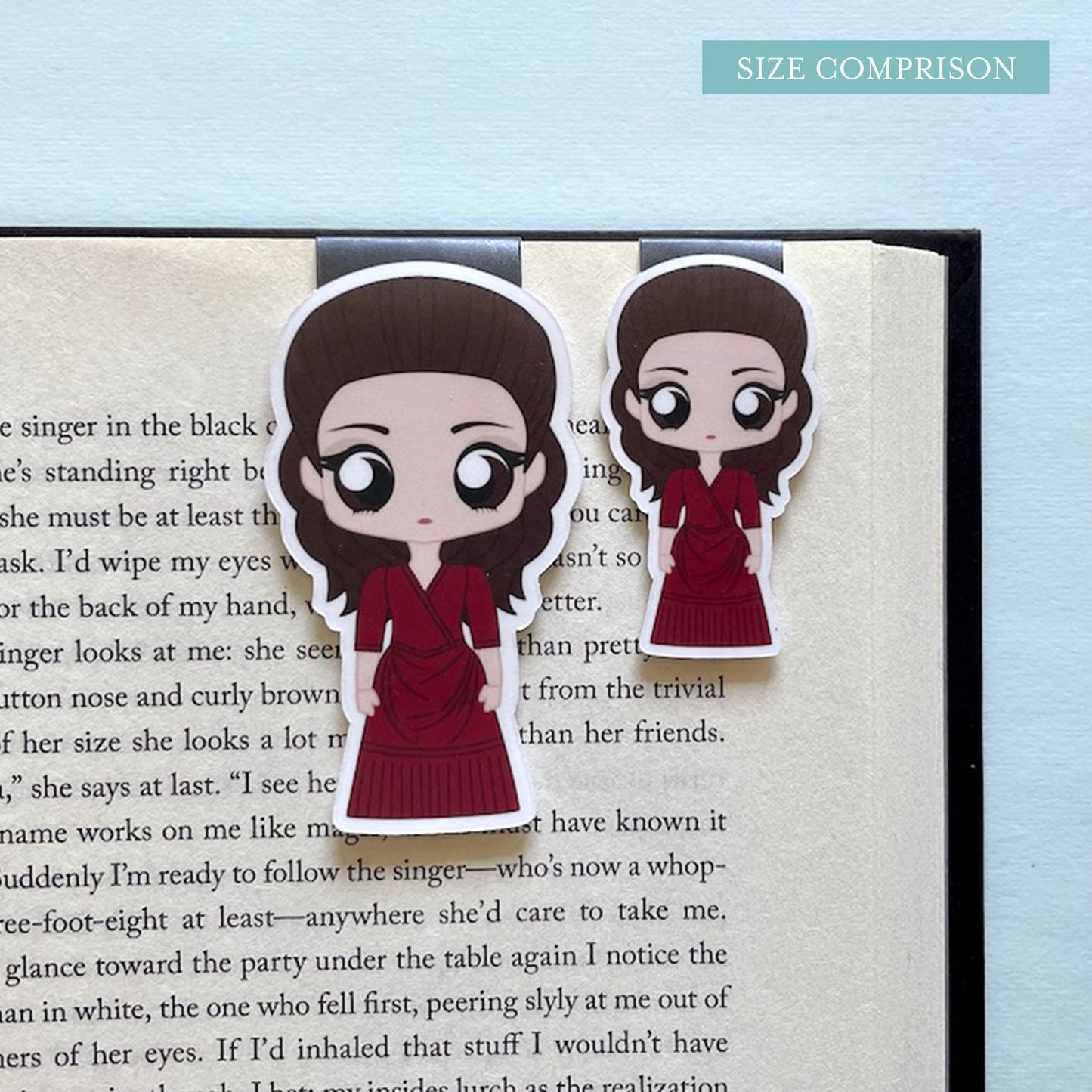 Dracula "Mina Harker & Count Dracula" Red Variant Magnetic Bookmark Set