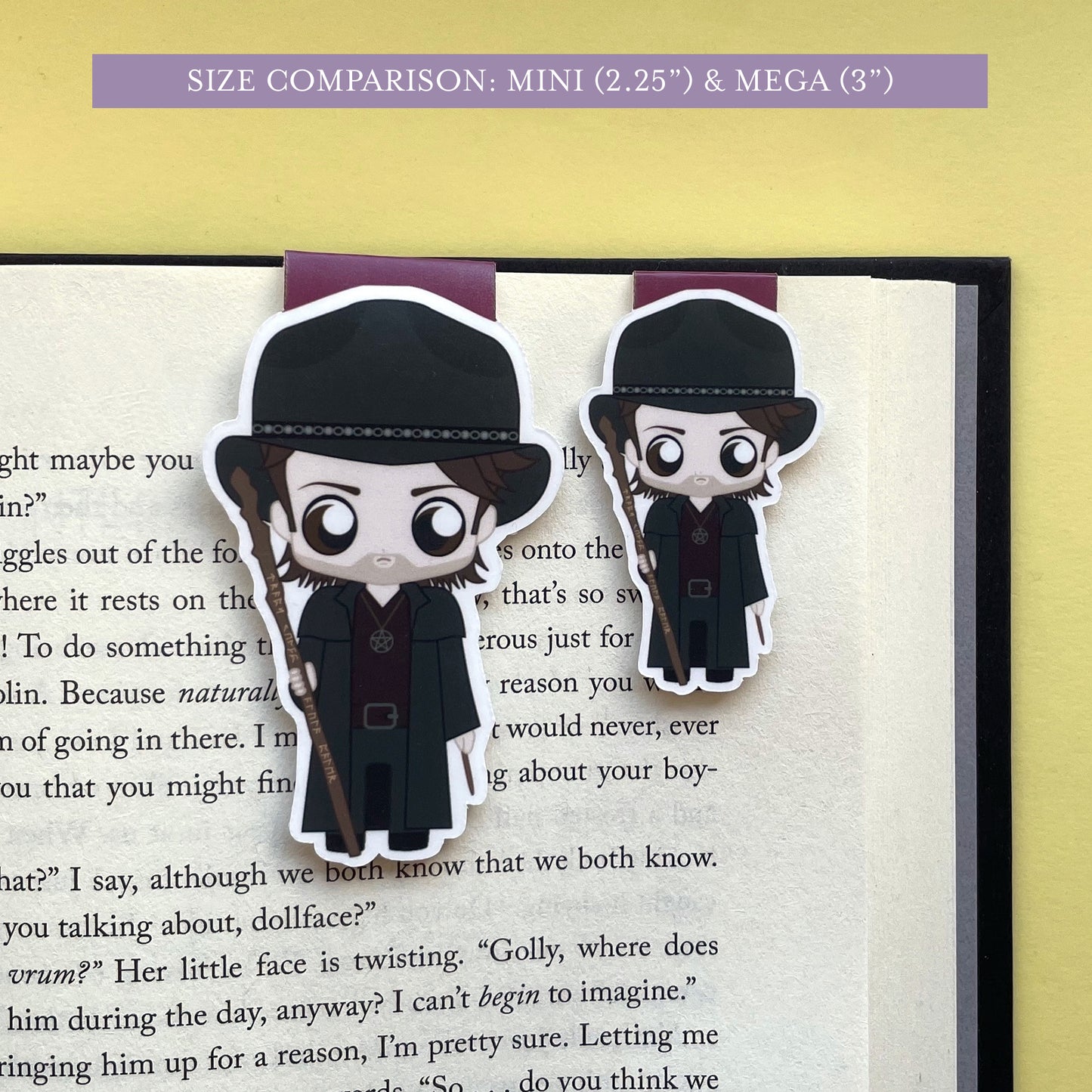 Dresden Files "Harry Dresden doesn't wear a hat" Magnetic Bookmark