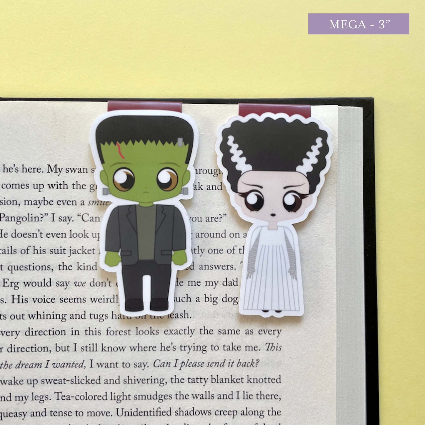 Frankenstein's Monster & The Bride Magnetic Bookmark Set