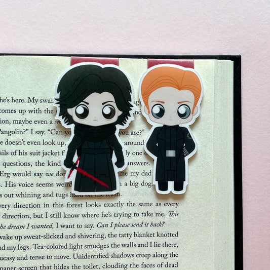 Kylo Ren & Armitage Hux "Kylux" Magnetic Bookmarks