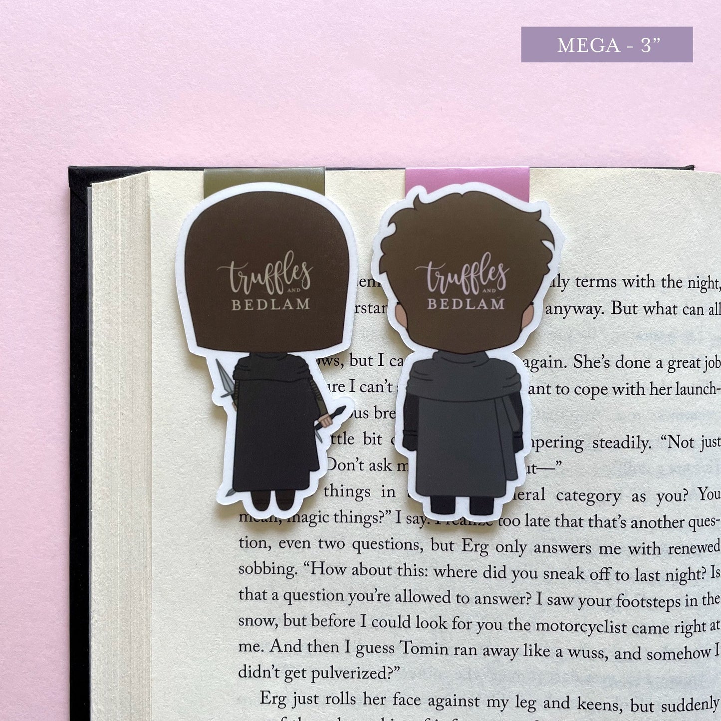 The Locked Tomb "Palamedes & Camilla" Magnetic Bookmark Set