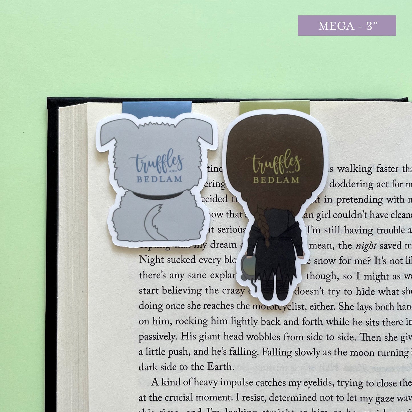 The Locked Tomb "Nona & Noodle " Magnetic Bookmark Set