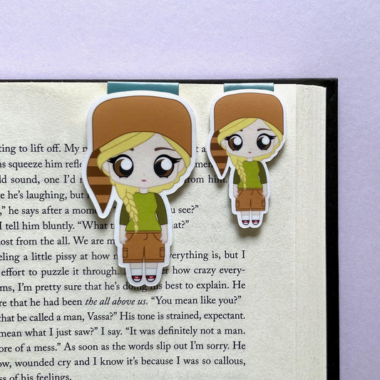 Molly Magnetic Bookmark inspired by Lumberjanes