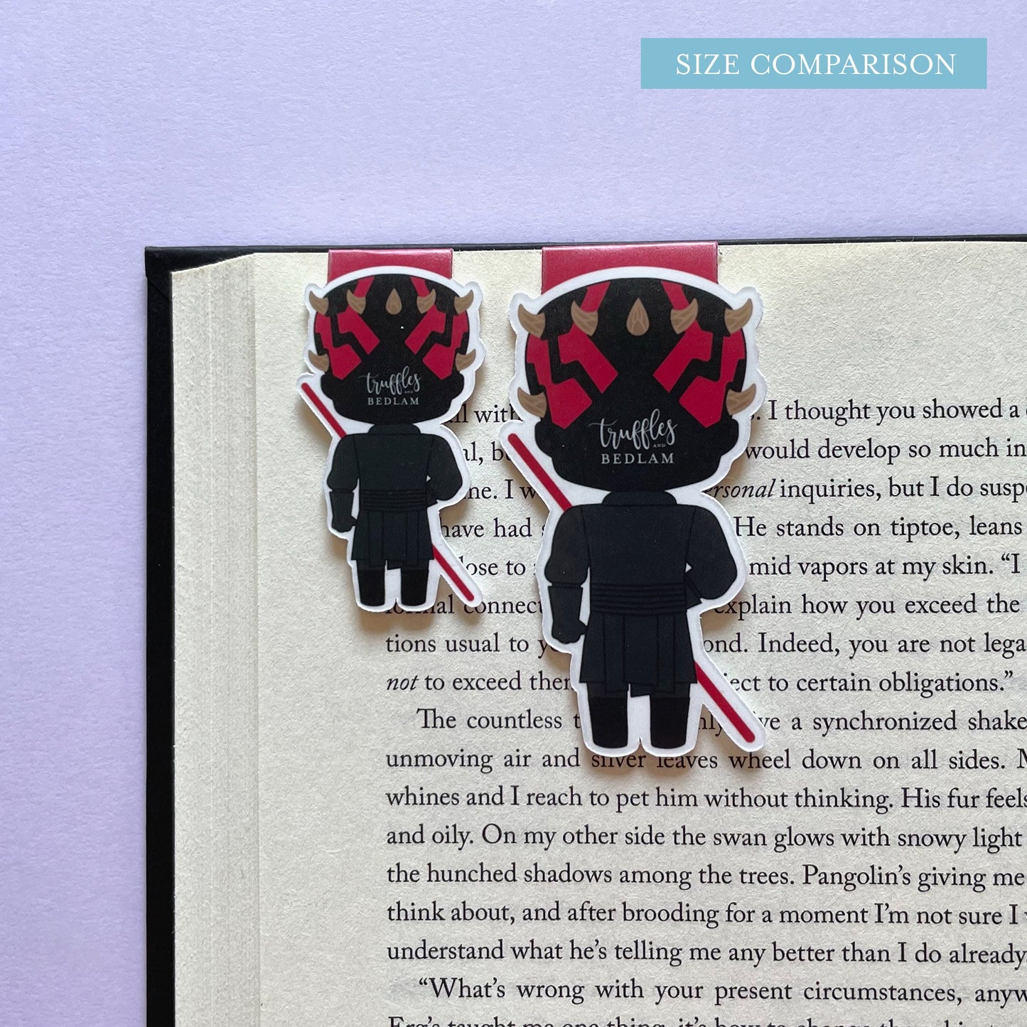 Space Wizards "Obi-Wan & Maul" Magnetic Bookmark Set
