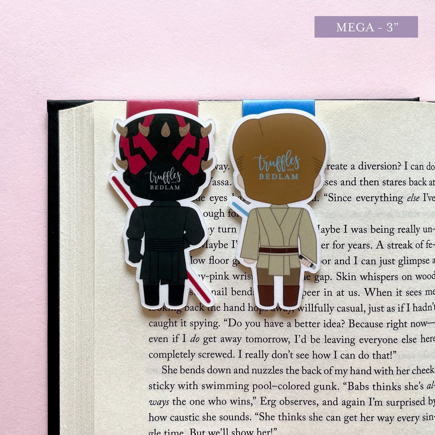 Space Wizards "Obi-Wan & Maul" Magnetic Bookmark Set