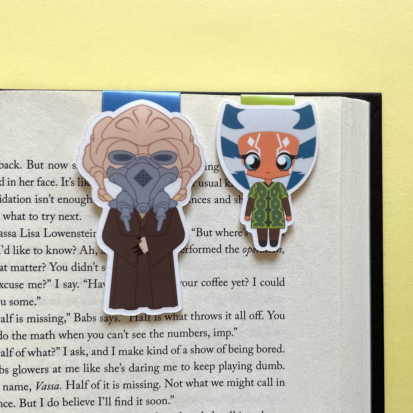 Space Wizards "Plo & Lil 'Soka" Magnetic Bookmark Set