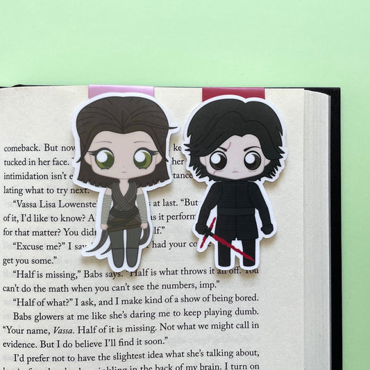 Space Wizards "Date Night Reylo" Magnetic Bookmark Set