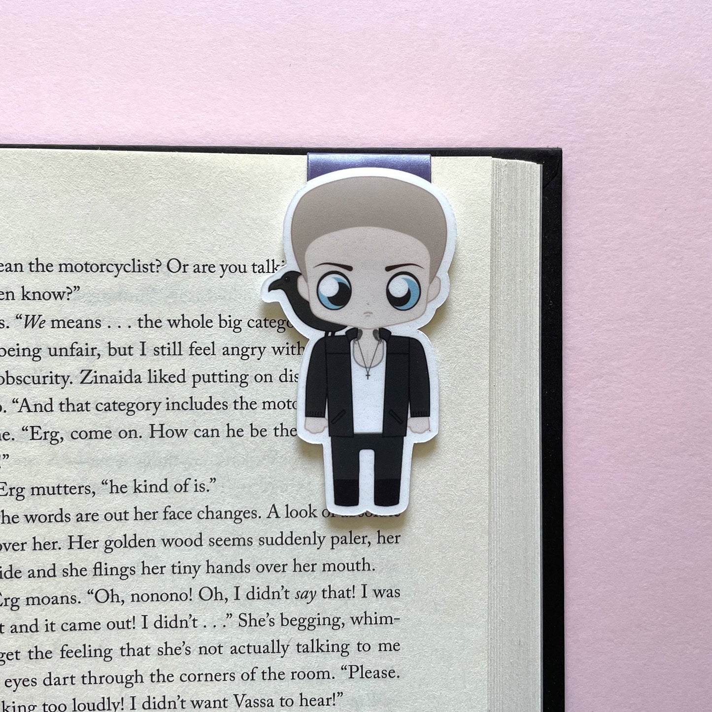 Ronan Lynch and Chainsaw Magnetic Bookmark