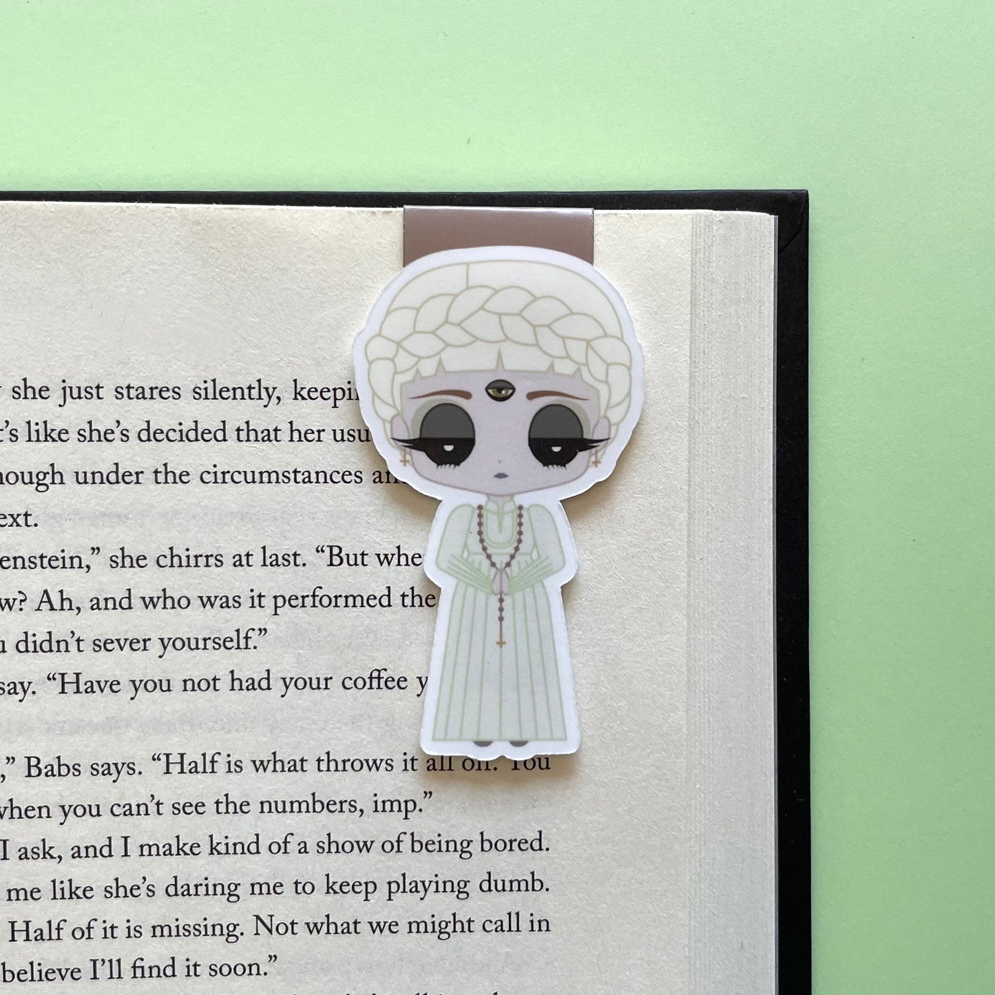 Gods-touched Nadya Lepteva Magnetic Bookmark, inspired by Something Dark and Holy