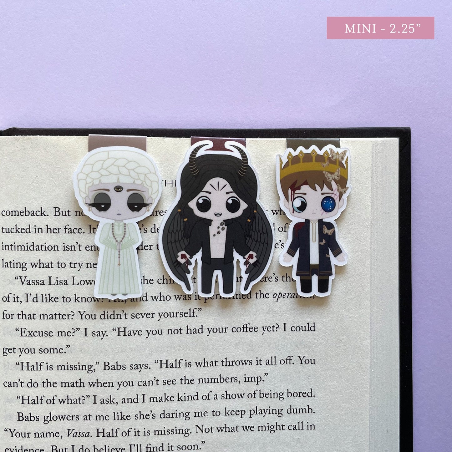 Something Dark and Holy Wicked Trio Magnetic Bookmark Trio