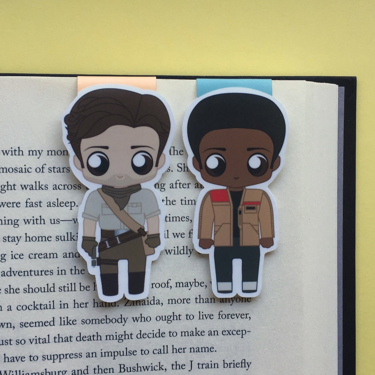 Star Wars "Stormpilot" Finn & Poe Magnetic Bookmarks