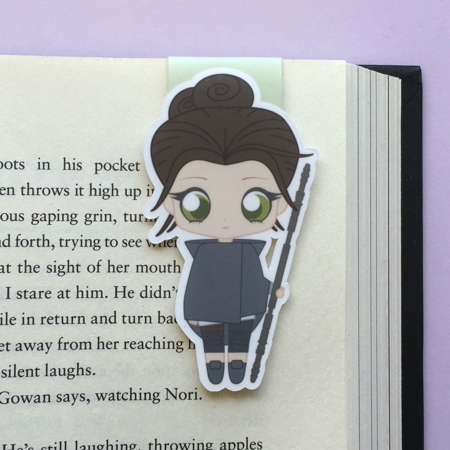 Space Wizards Rain Cloak "Rey" Magnetic Bookmark